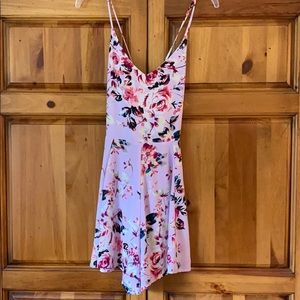 Pink Floral Romper!